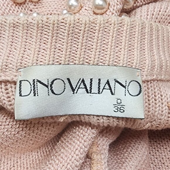 Dino Valiano Balloon Sleeve Cardigan with Pearl Accents, Women's Medium - Picture 7 of 12
